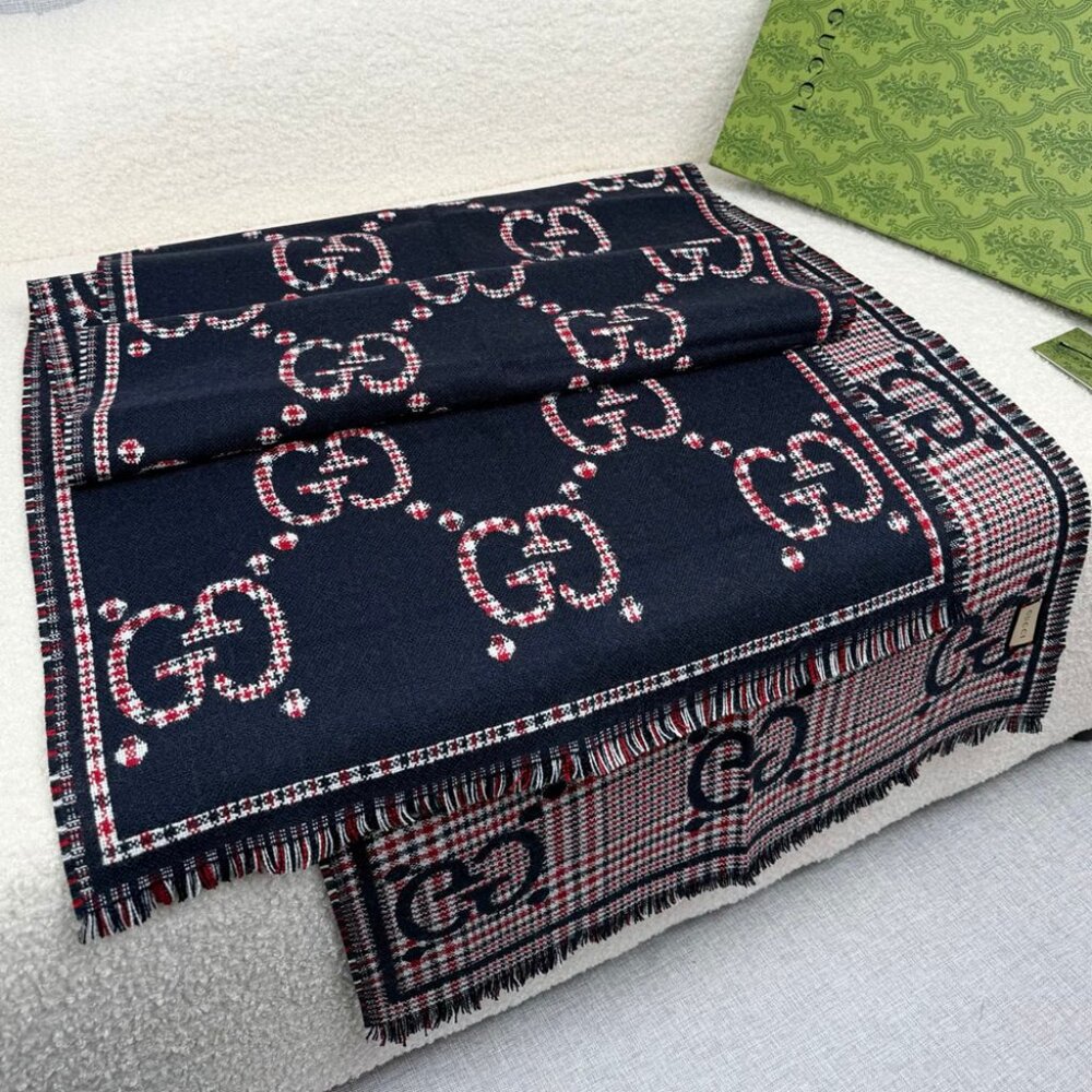 Gucci Women's Multicolor Soft Scarf - Picture 4 of 6